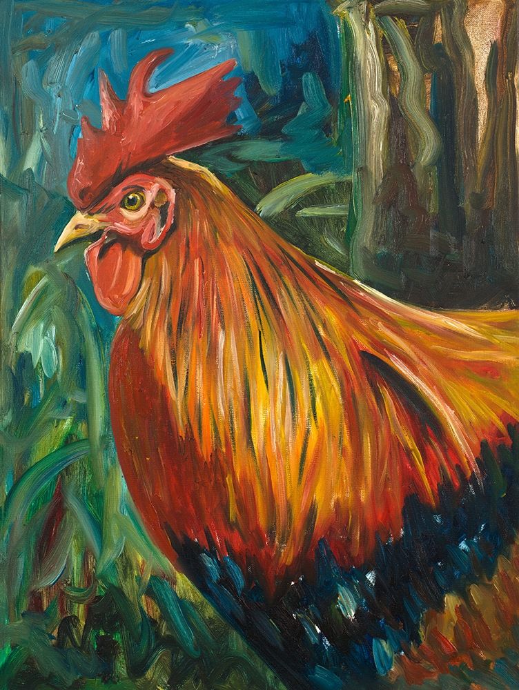 Wall Art Painting id:310233, Name: Rooster, Artist: Beauchamp, Andy