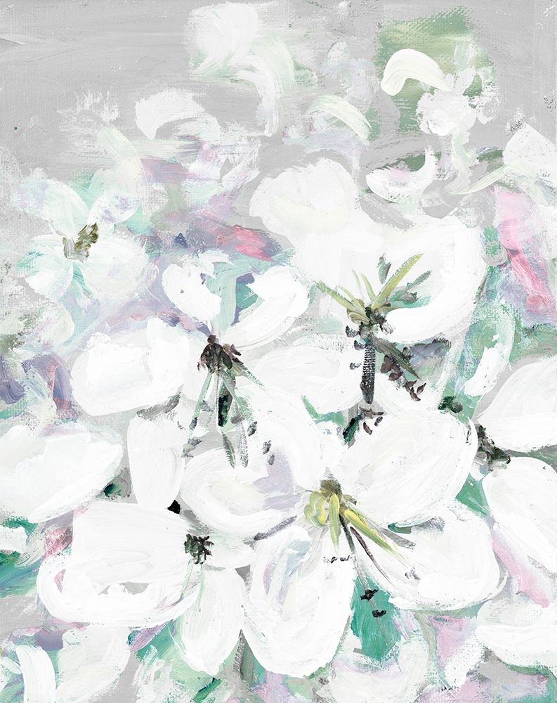 Art Print: White Orchids