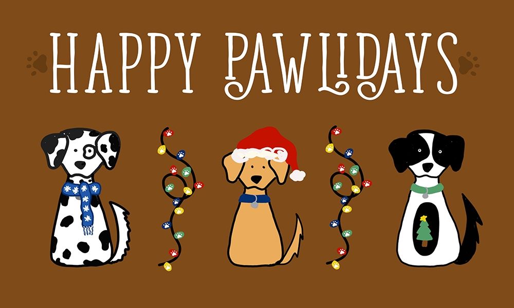 Art Print: Christmas Dog Wishes