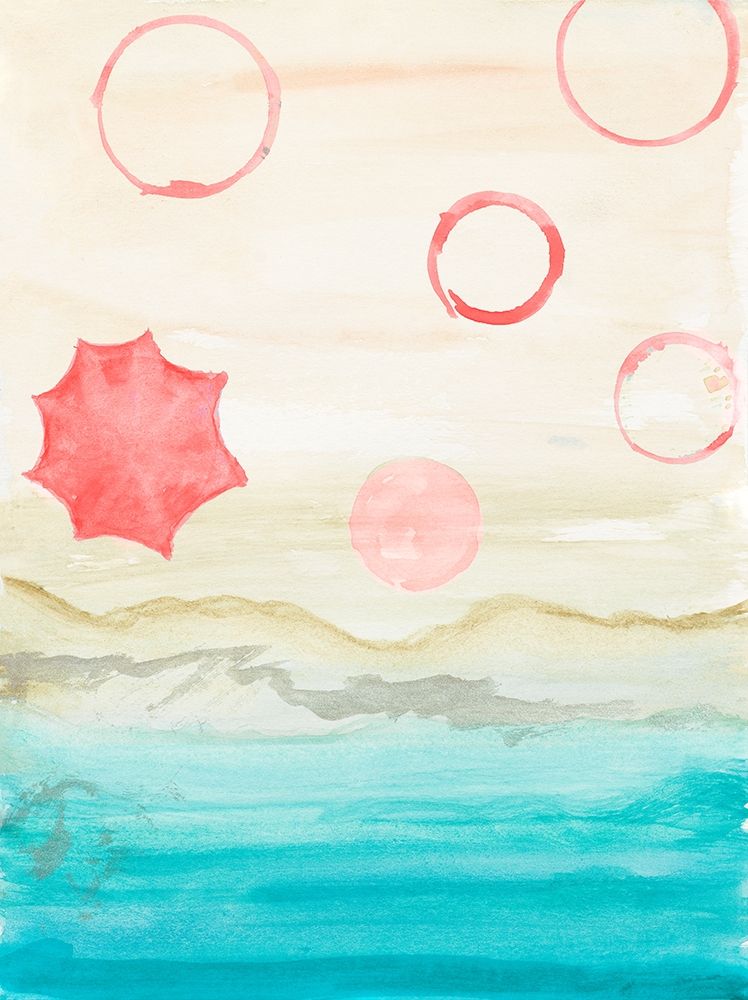 Wall Art Painting id:310298, Name: Watercolor Beach Stains I, Artist: Ritter, Gina