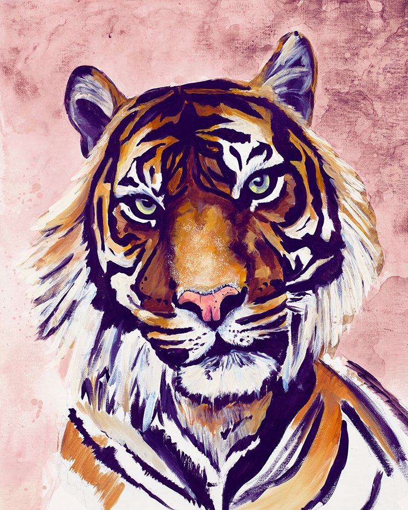 Wall Art Painting id:400411, Name: Tiger Face, Artist: Goodrich, Chelsea