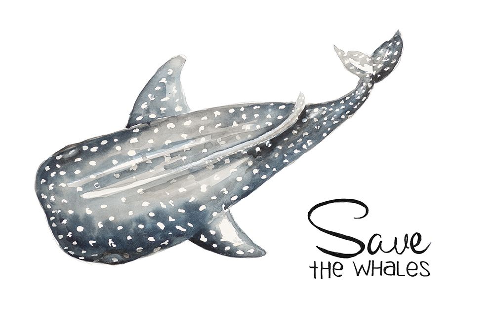 Wall Art Painting id:325300, Name: Save The Whales, Artist: Pinto, Patricia