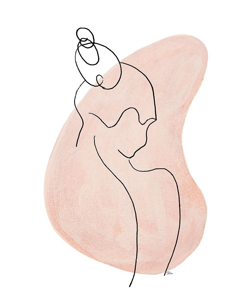 Art Print: Back Silhouette I