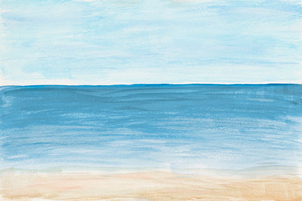Wall Art Painting id:462579, Name: Horizon Against The Sea, Artist: Navas, Emily