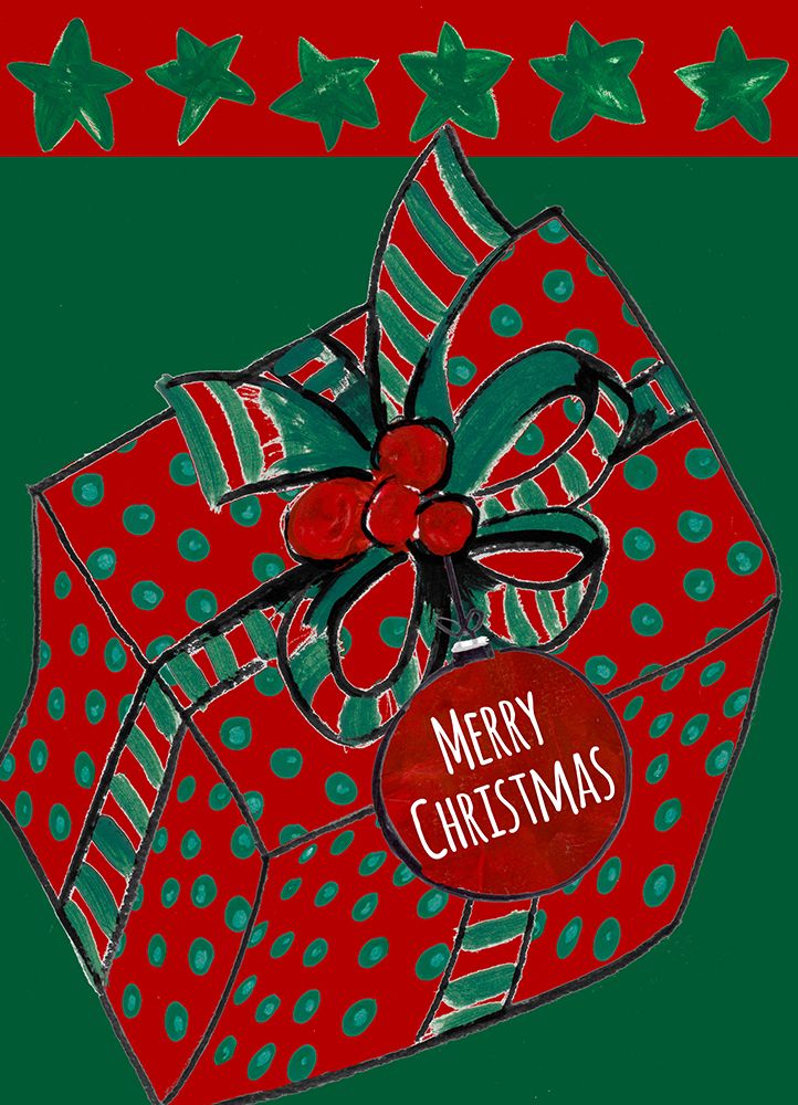 Wall Art Painting id:728739, Name: Christmas Gift, Artist: Pinto, Patricia