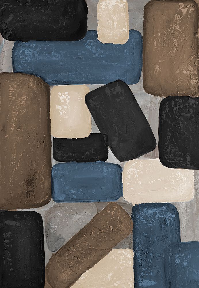 Wall Art Painting id:729123, Name: Blocks, Artist: Ritter, Gina