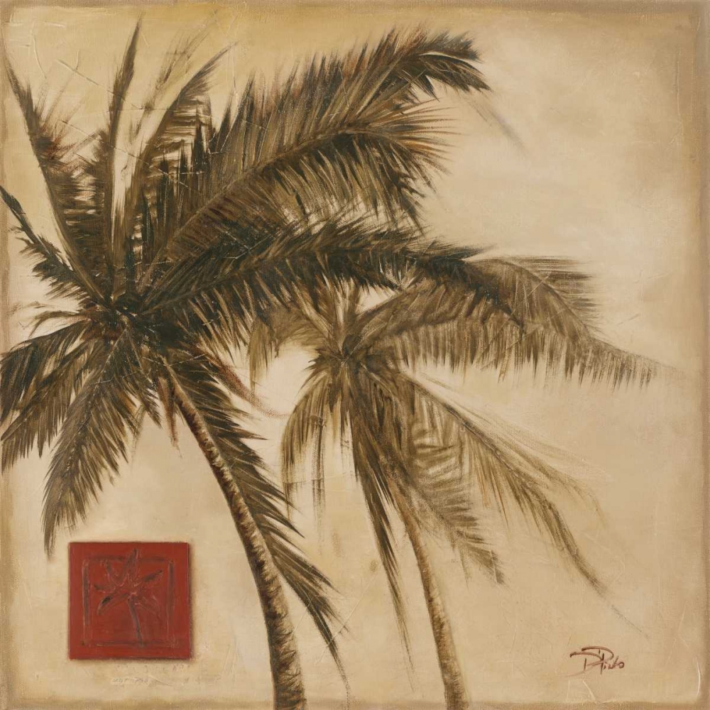 Wall Art Painting id:15121, Name: Sepia Palm II, Artist: Pinto, Patricia