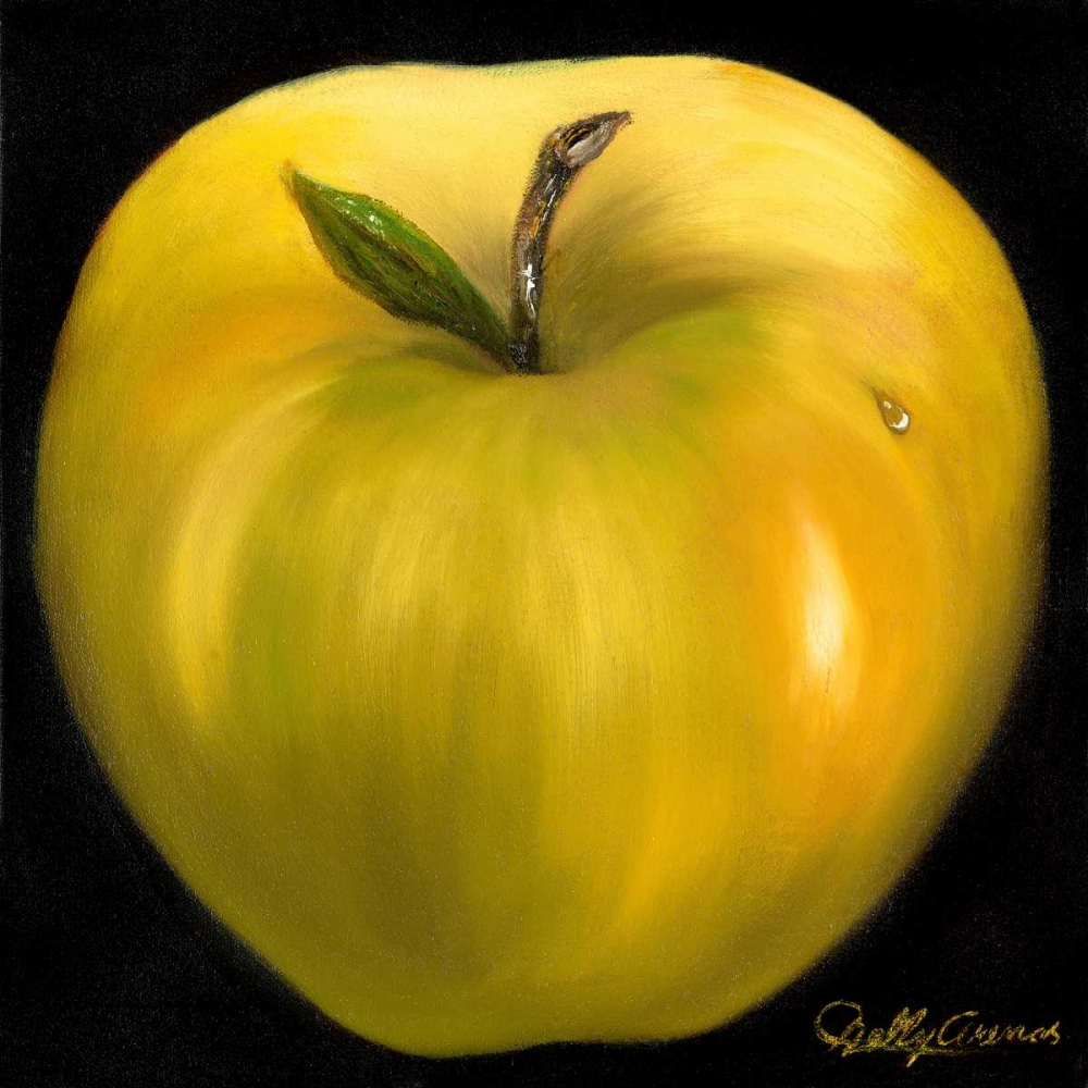 Wall Art Painting id:23378, Name: Yellow Apple, Artist: Arenas, Nelly