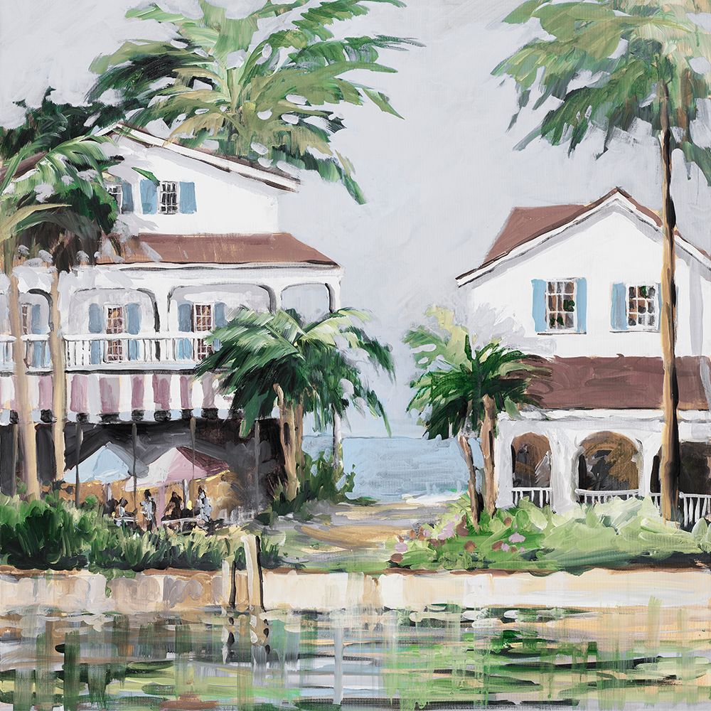 Wall Art Painting id:439835, Name: Beach Resort, Artist: Slivka, Jane