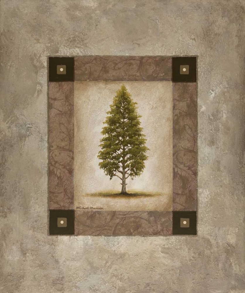 Wall Art Painting id:51984, Name: European Pine I, Artist: Marcon, Michael
