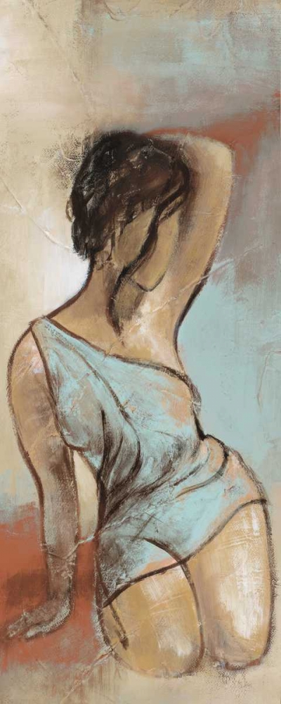 Wall Art Painting id:51854, Name: Seated Woman Panel II, Artist: Loreth, Lanie