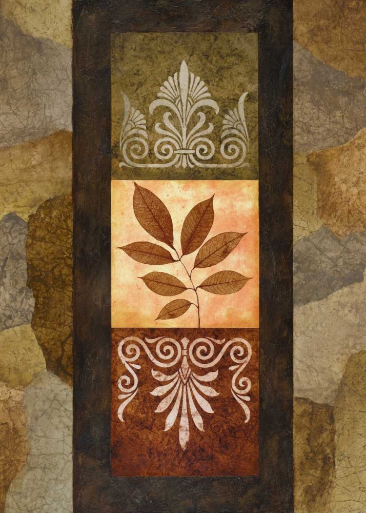 Wall Art Painting id:23403, Name: Golden Leaves II, Artist: Marcon, Michael