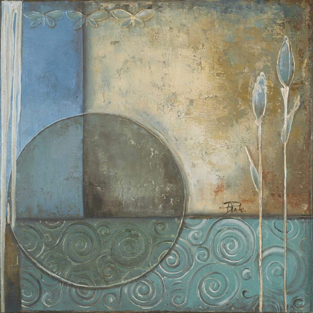 Wall Art Painting id:23420, Name: Inspiration in Blue II, Artist: Pinto, Patricia