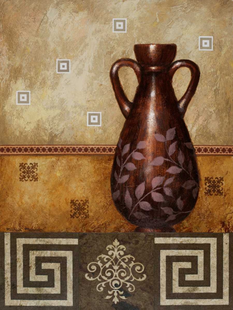 Wall art: Mahogany Urn II, by Marcon, Michael