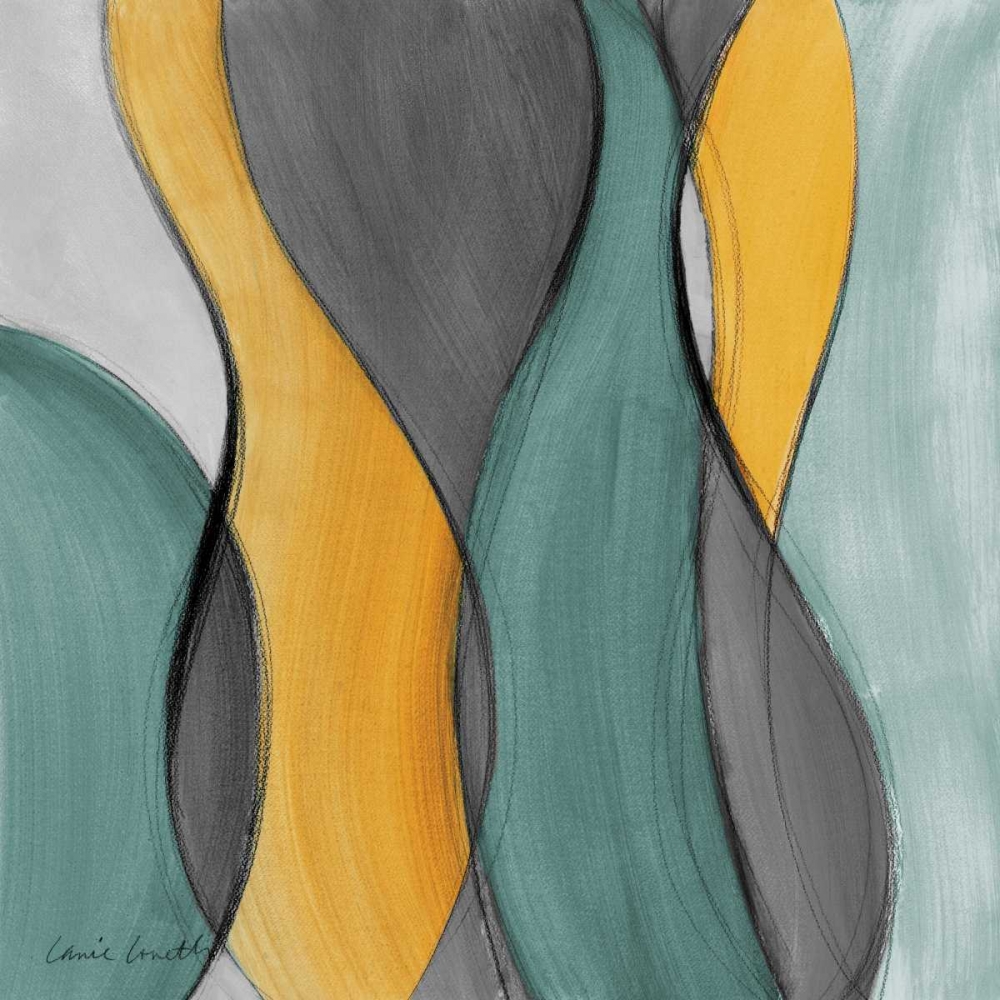 Wall Art Painting id:32436, Name: Coalescence in Gray I, Artist: Loreth, Lanie