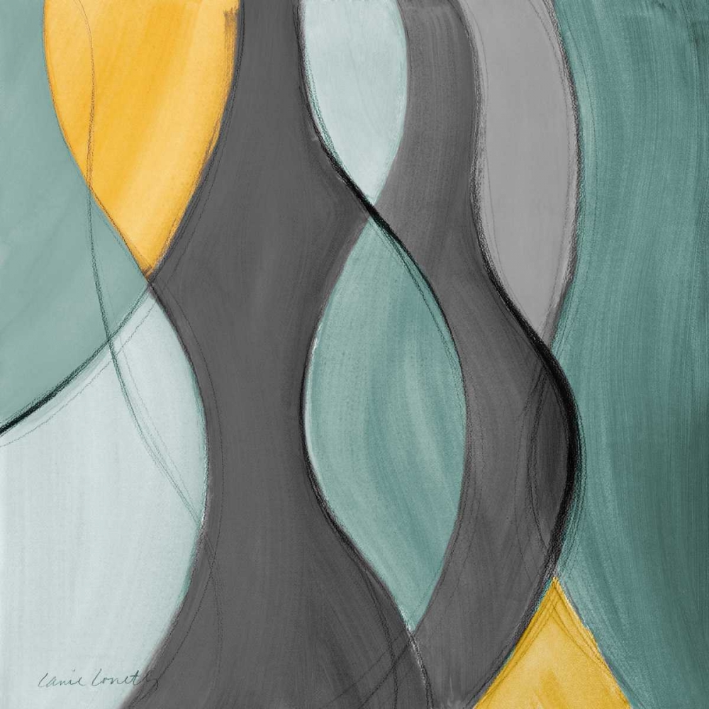 Wall Art Painting id:32437, Name: Coalescence in Gray II, Artist: Loreth, Lanie