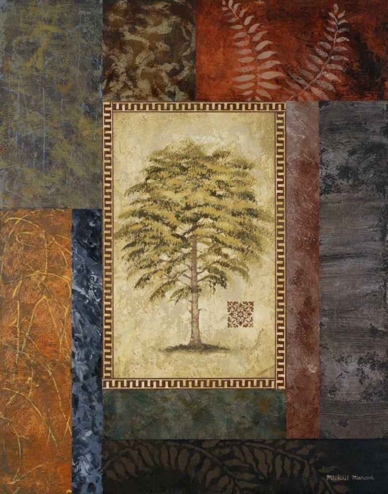 Wall art: Eucalyptus Tree II, by Marcon, Michael