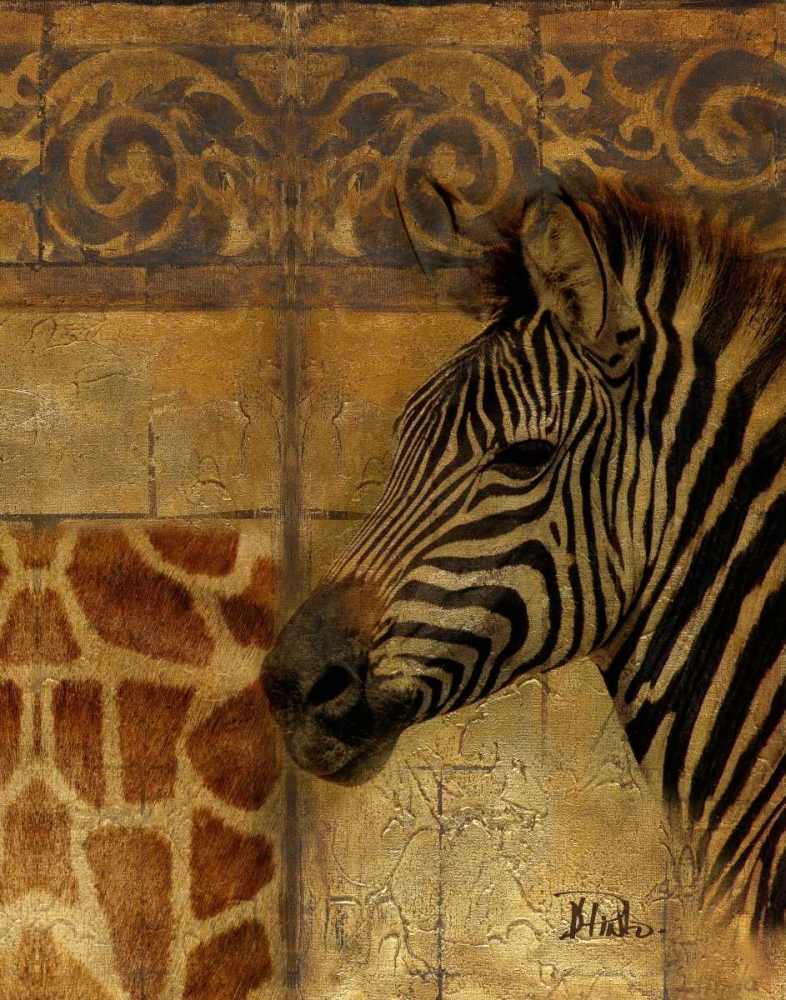 Wall art: Elegant Safari I - Zebra, by Pinto, Patricia