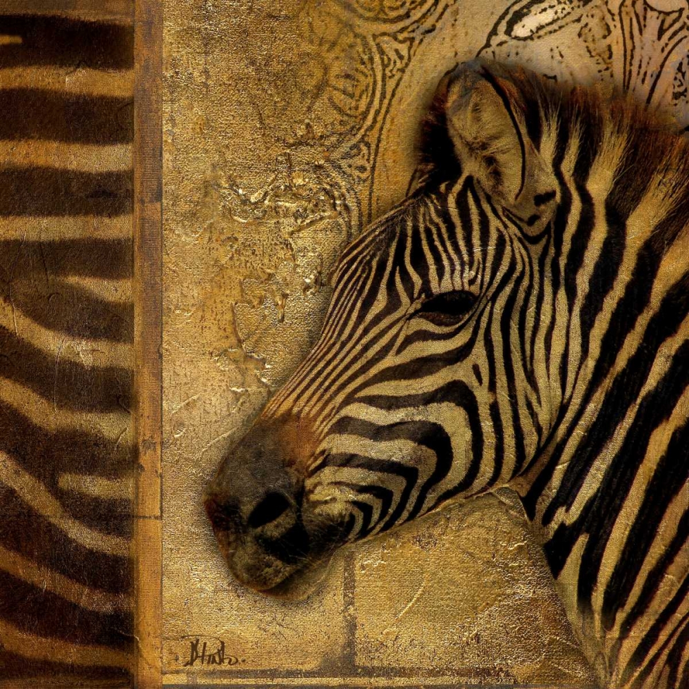 Wall Art Painting id:15252, Name: Elegant Safari I - Zebra, Artist: Pinto, Patricia