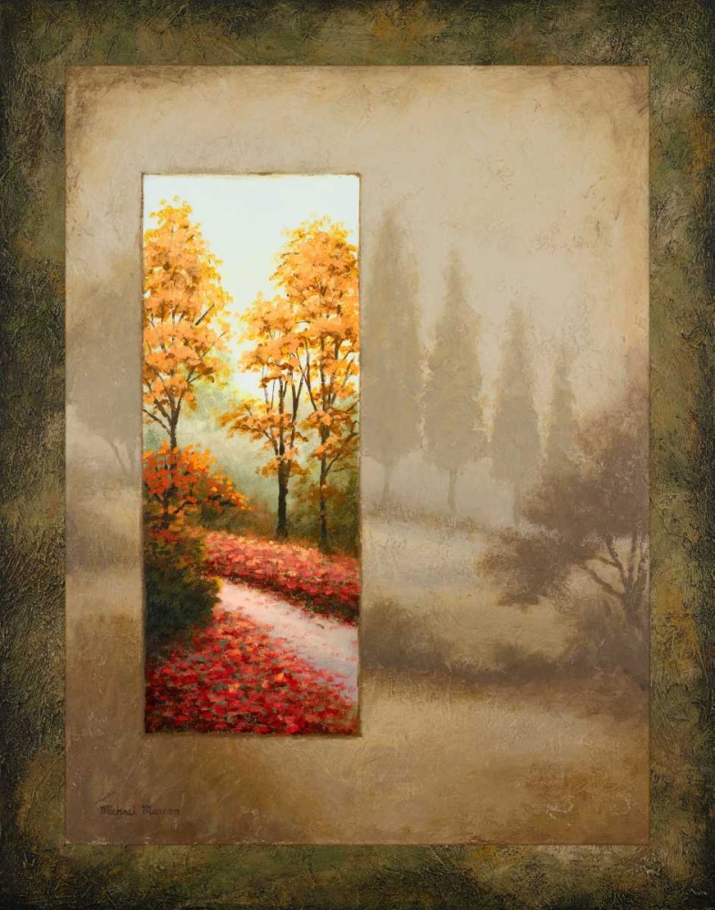 Wall Art Painting id:23506, Name: Glimpse I, Artist: Marcon, Michael
