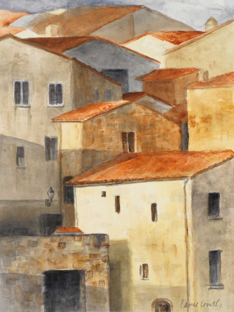 Wall art: Village of Pitiglione II, by Loreth, Lanie