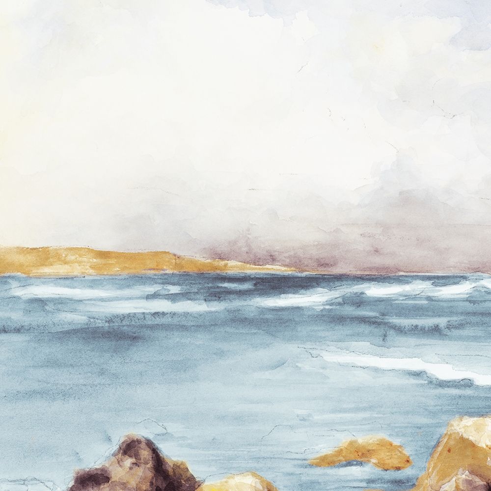 Wall Art Painting id:400519, Name: Along The Golden Coast I, Artist: Loreth, Lanie