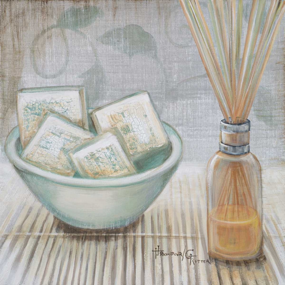 Wall Art Painting id:15267, Name: Zen Bath II, Artist: Hakimipour-Ritter