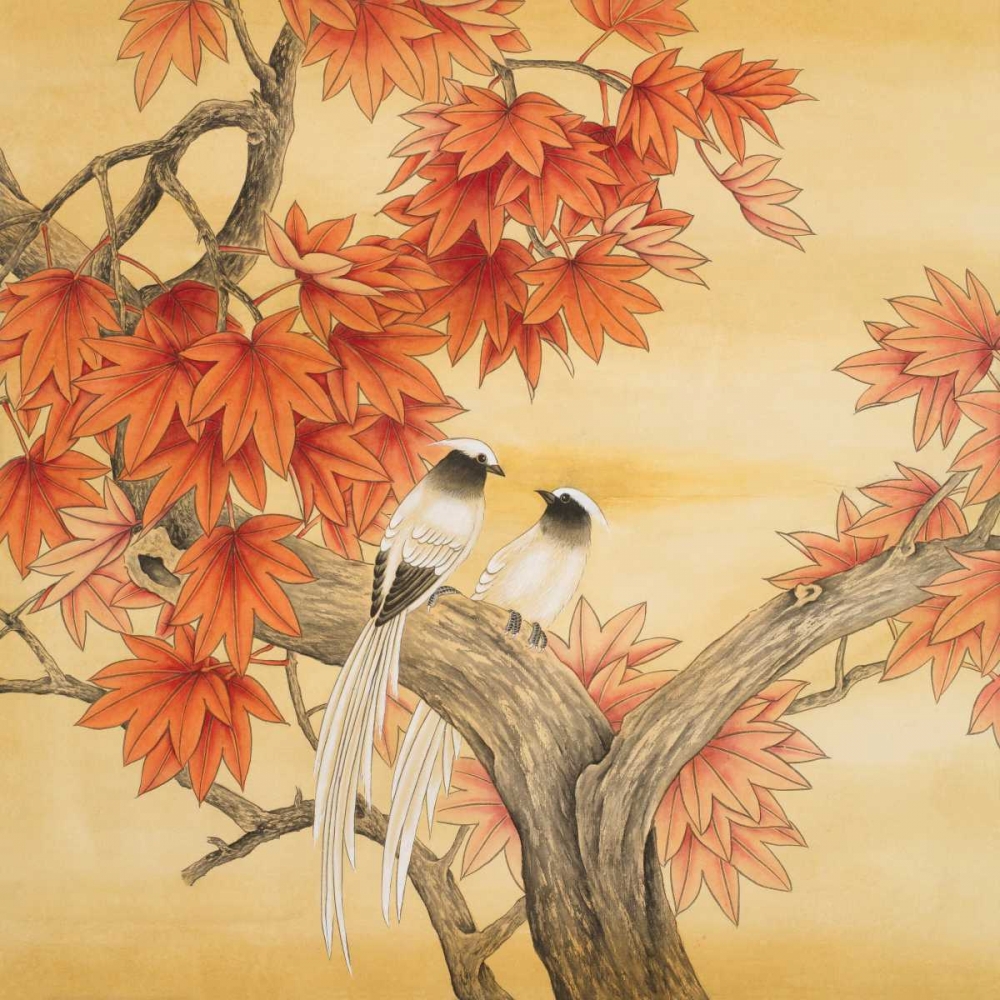 Wall Art Painting id:23525, Name: Love Birds I, Artist: Urban Pearl Collection, Llc