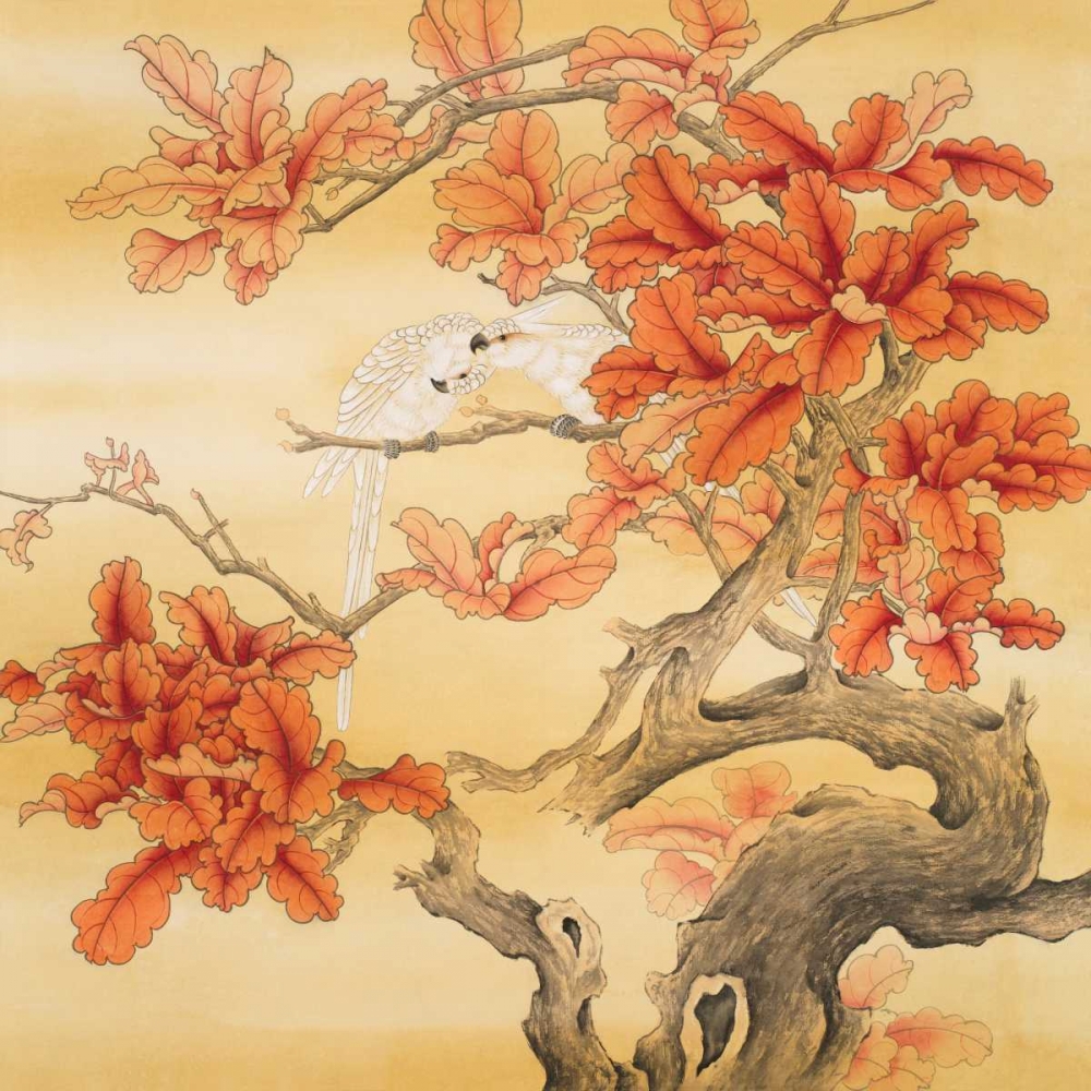 Wall Art Painting id:15282, Name: Love Birds II, Artist: Urban Pearl Collection, Llc