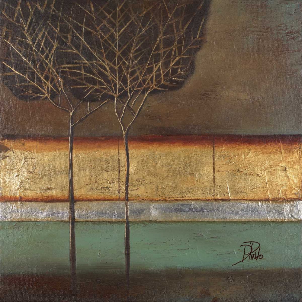 Wall art: Gold Forest I, by Pinto, Patricia