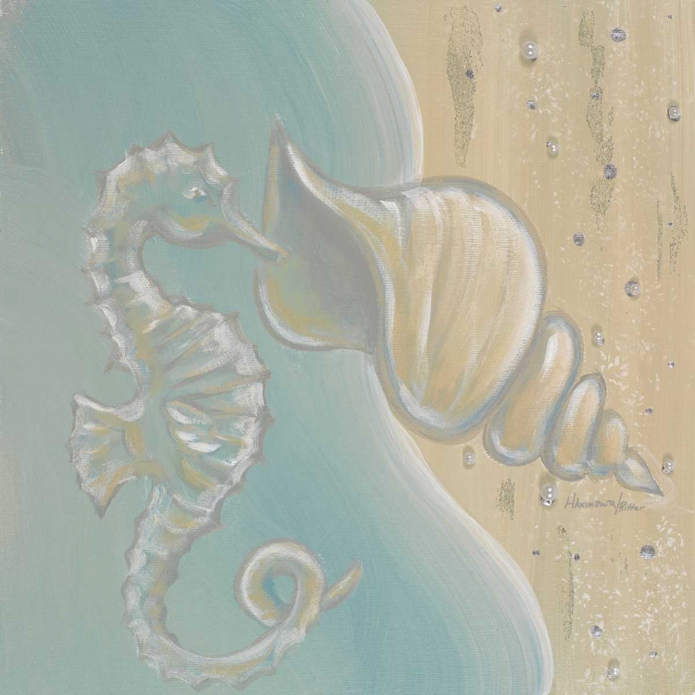 Wall Art Painting id:23532, Name: Pearl Beach I, Artist: Hakimipour-Ritter