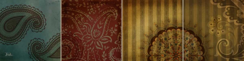 Wall Art Painting id:23641, Name: Paisley Composition I, Artist: Pinto, Patricia