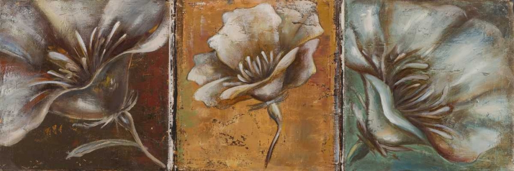 Wall Art Painting id:23847, Name: The Three Poppies I, Artist: Pinto, Patricia