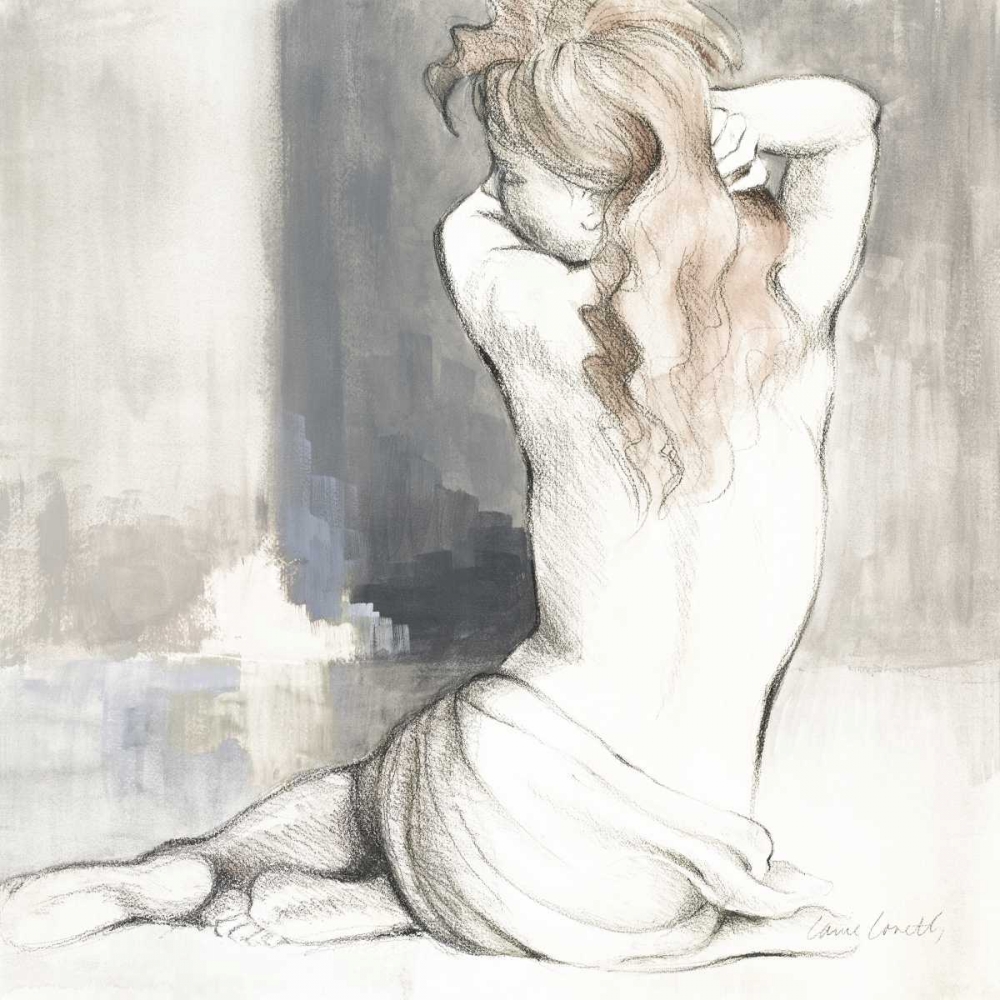 Wall art: Sketched Waking Woman I, by Loreth, Lanie