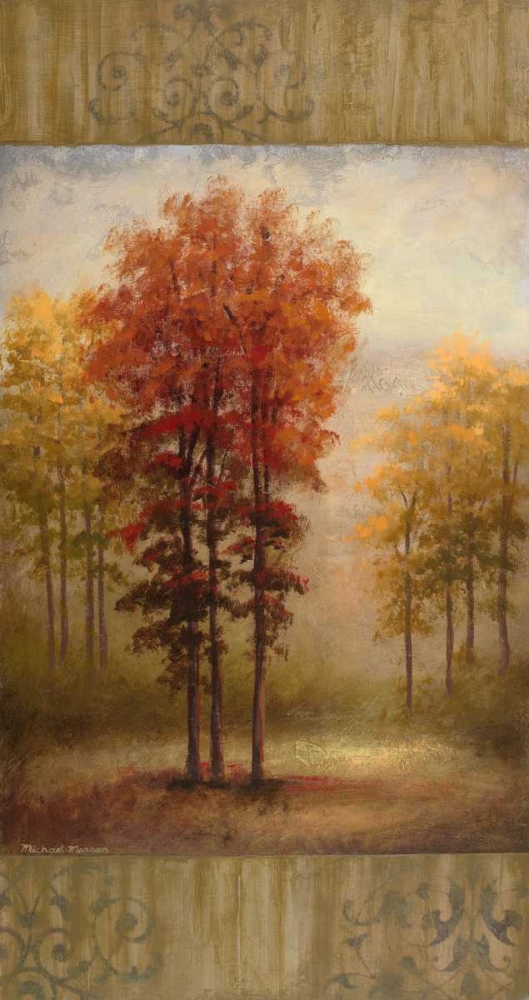 Wall Art Painting id:51257, Name: October Trees II, Artist: Marcon, Michael