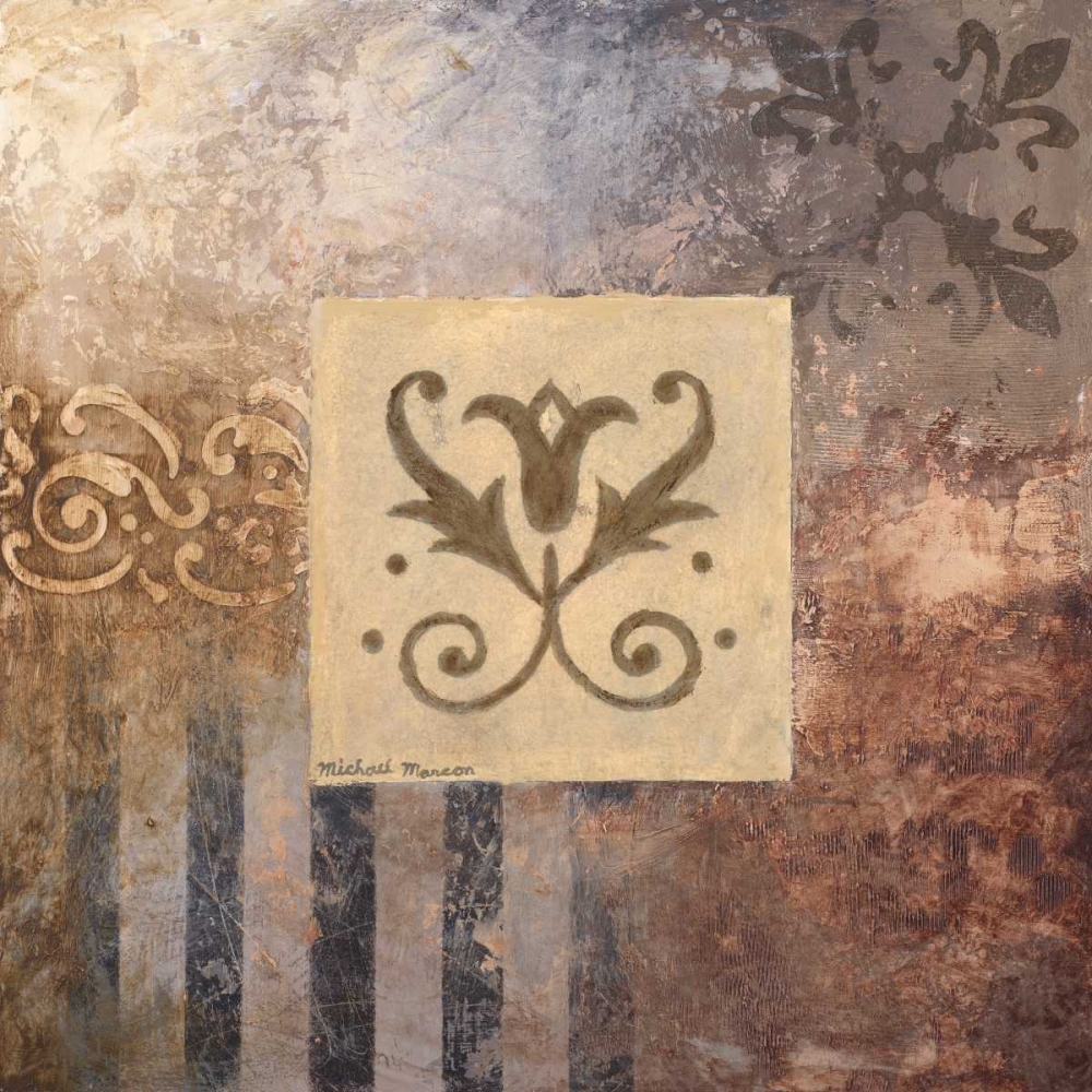 Wall Art Painting id:23685, Name: Decorative Study I, Artist: Marcon, Michael