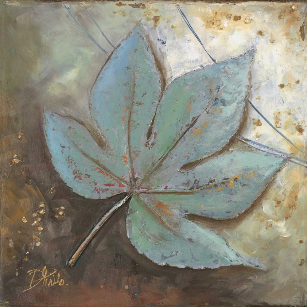 Art Print: Turquoise Leaf II