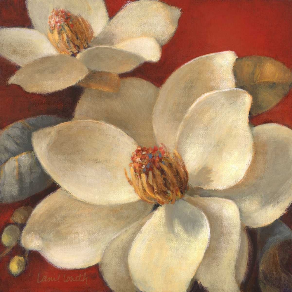 Wall Art Painting id:23570, Name: Magnolia Passion I, Artist: Loreth, Lanie