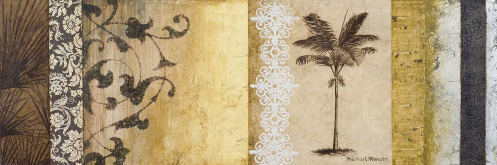 Wall Art Painting id:23736, Name: Decorative Palm I, Artist: Marcon, Michael