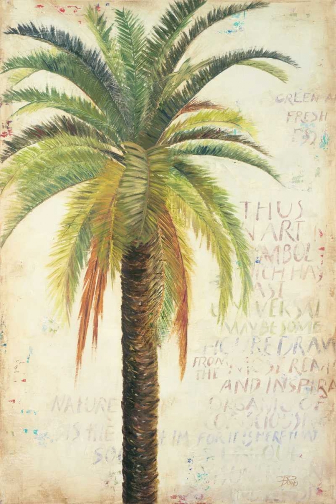 Wall Art Painting id:15359, Name: Palms andScrolls II, Artist: Pinto, Patricia