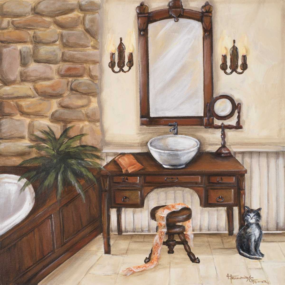 Wall Art Painting id:51918, Name: Fireplace Escape II, Artist: Hakimipour-Ritter