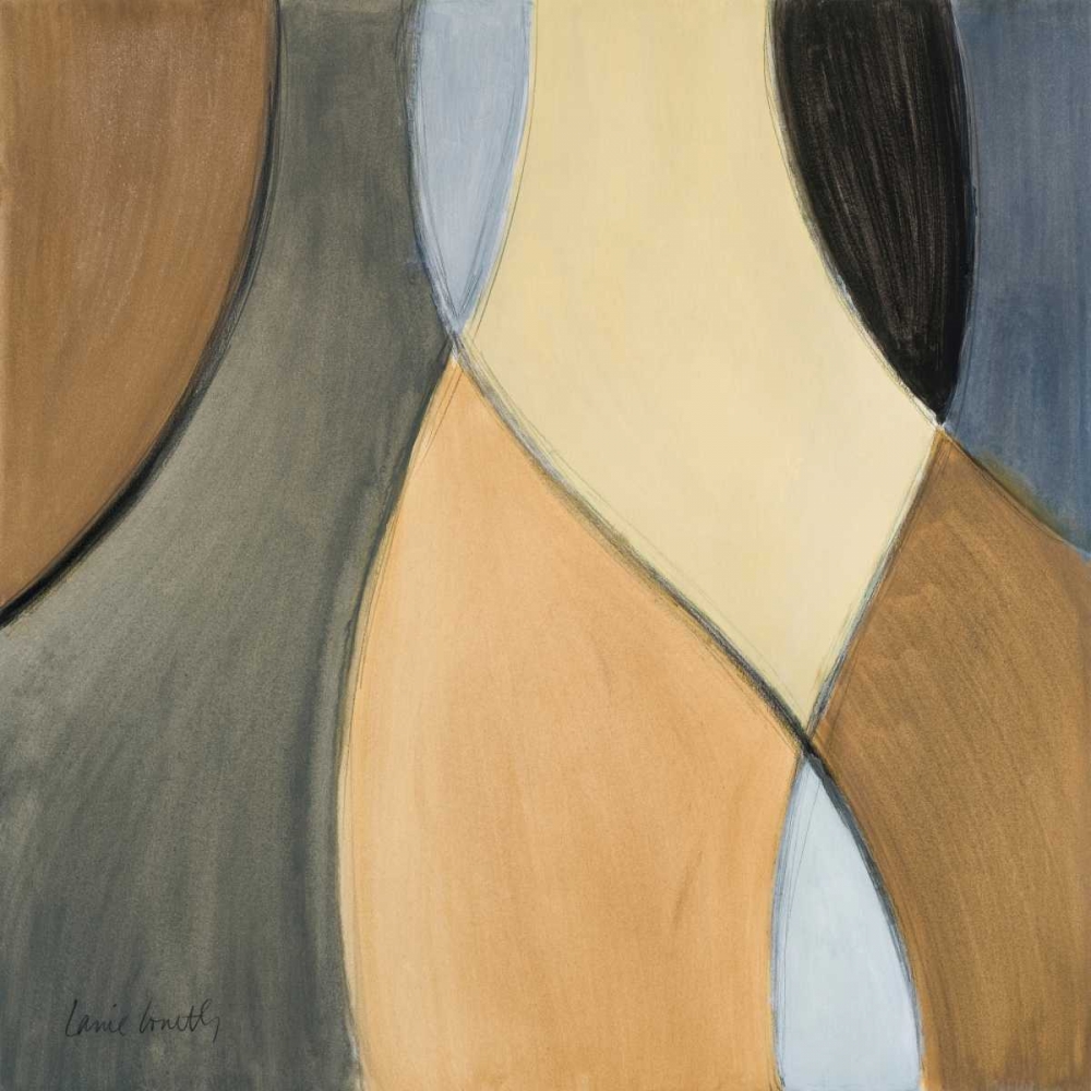 Wall Art Painting id:51616, Name: Coalescence Earthtones I, Artist: Loreth, Lanie