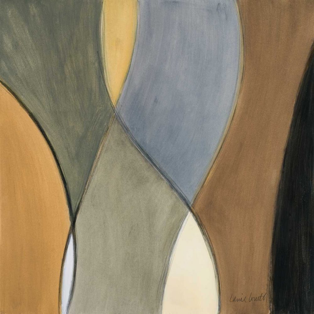 Wall Art Painting id:51615, Name: Coalescence Earthtones II, Artist: Loreth, Lanie