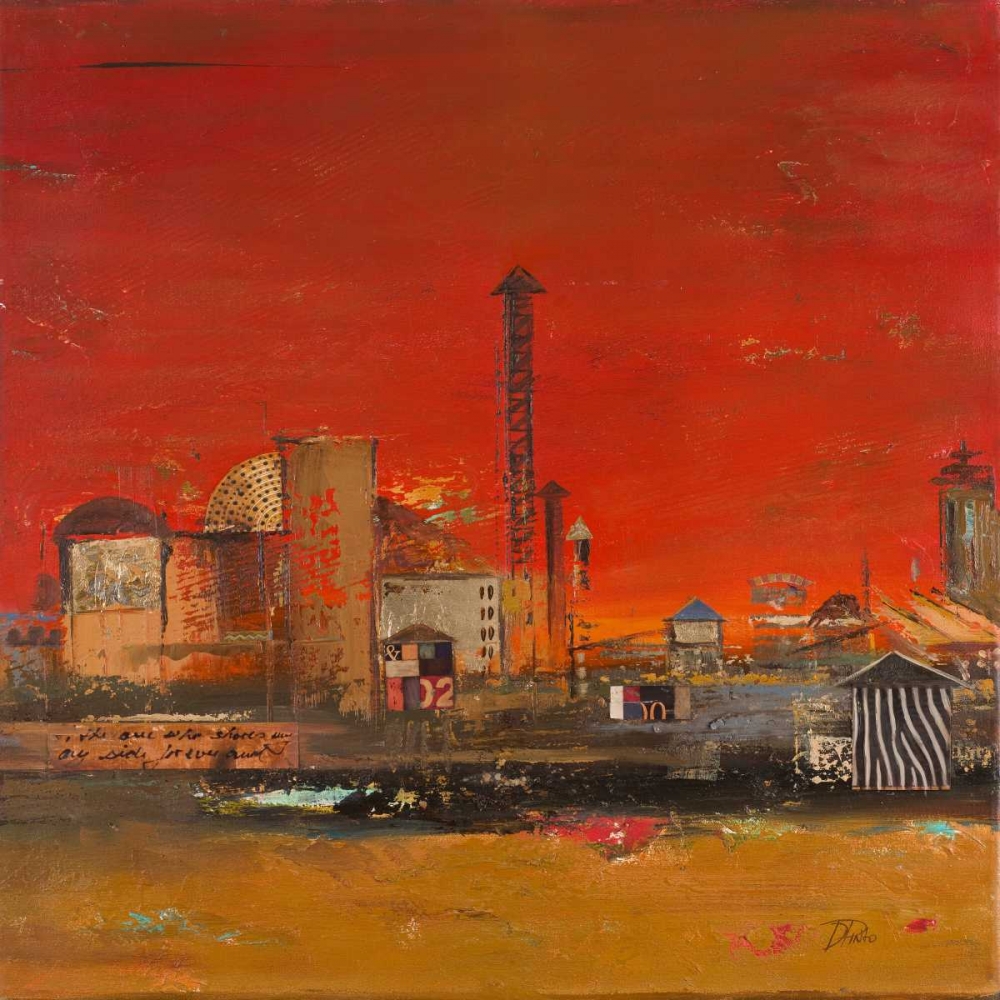 Wall art: Crazy City I, by Pinto, Patricia