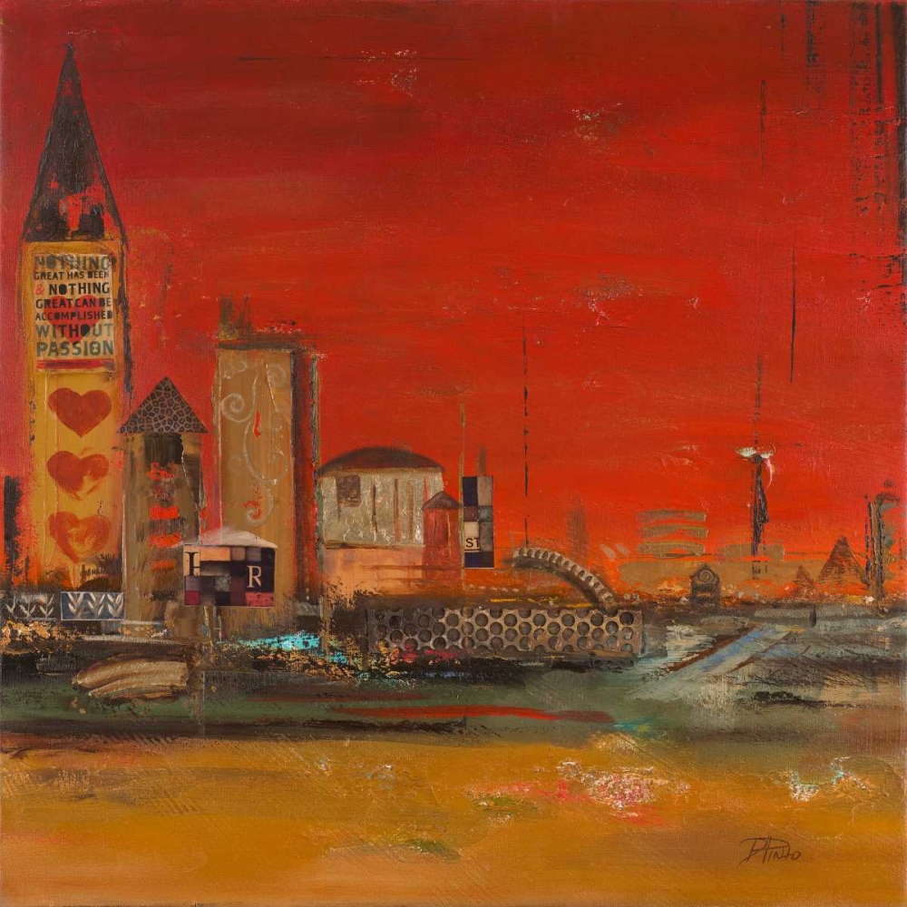 Wall Art Painting id:23582, Name: Crazy City II, Artist: Pinto, Patricia