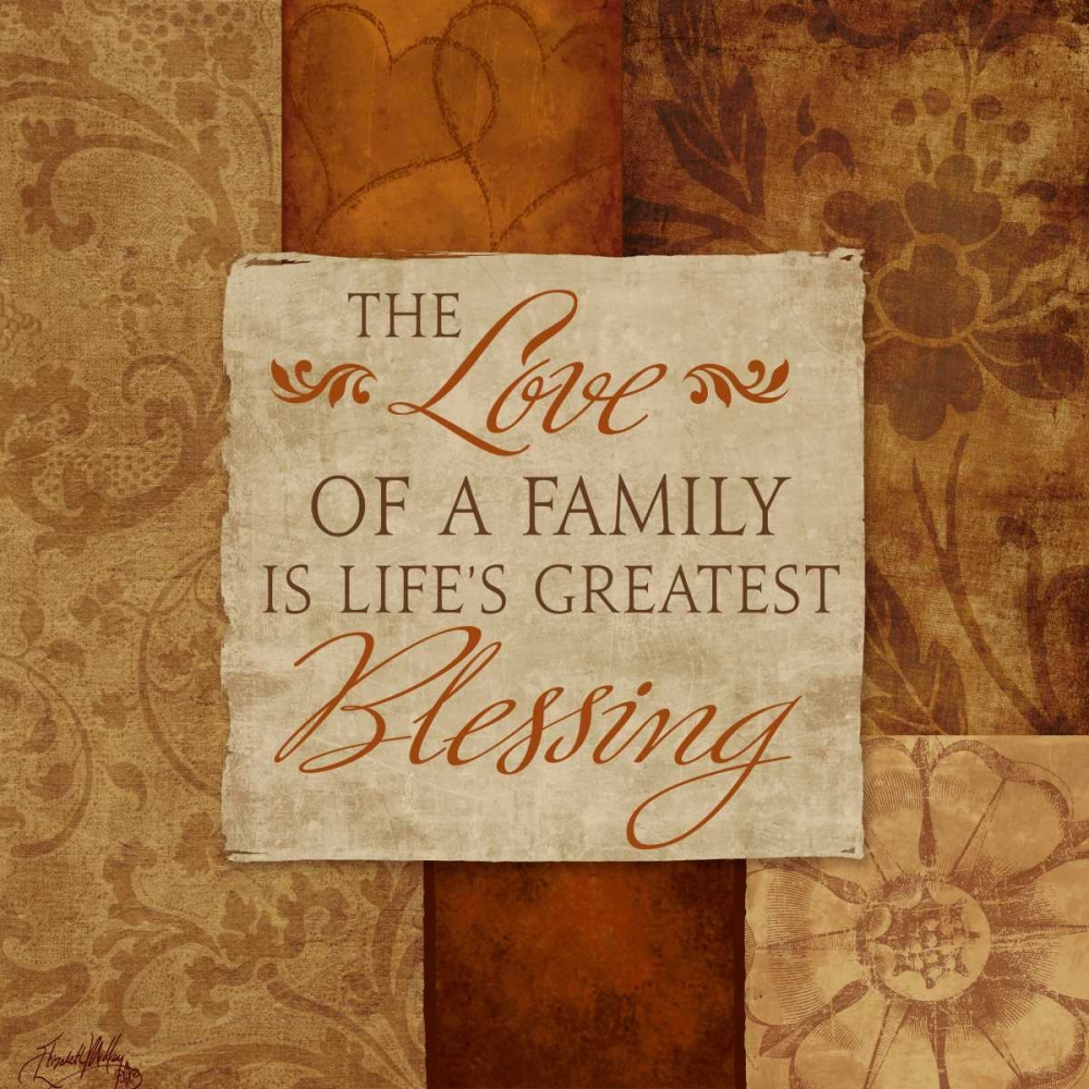 Wall Art Painting id:51136, Name: Love of a Family, Artist: Medley, Elizabeth
