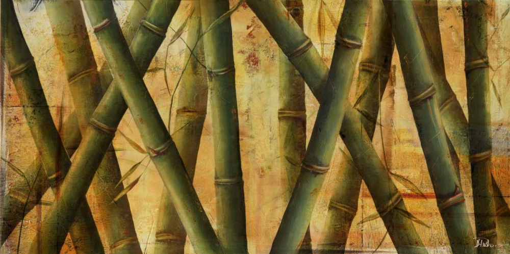 Wall Art Painting id:31786, Name: Bamboo Forest II, Artist: Pinto, Patricia