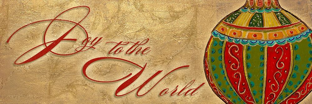 Wall Art Painting id:310438, Name: Joy to the World, Artist: Pinto, Patricia