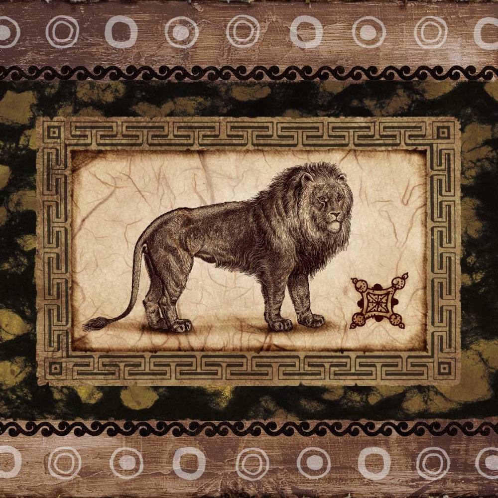 Wall art: African Expression Square II, by Marcon, Michael