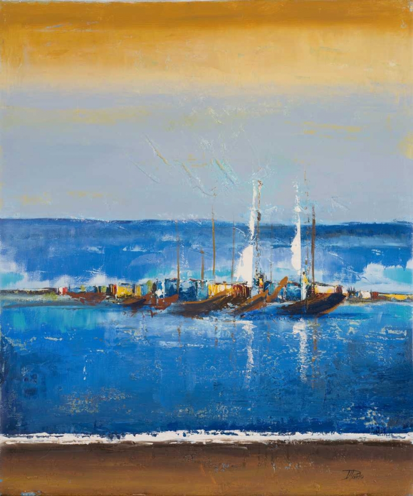 Art Print: Blue Ocean I